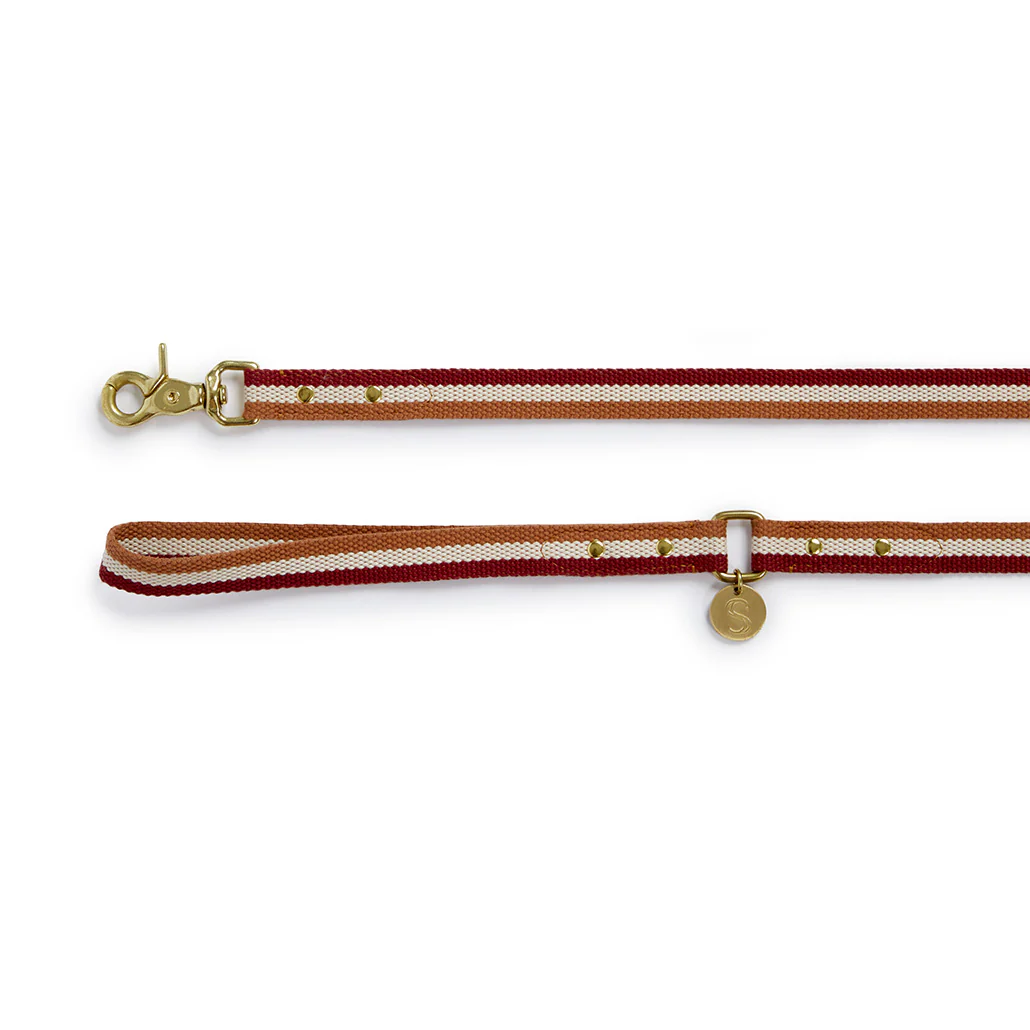 3-Stripe Lead - Red/Toffee - Image 3