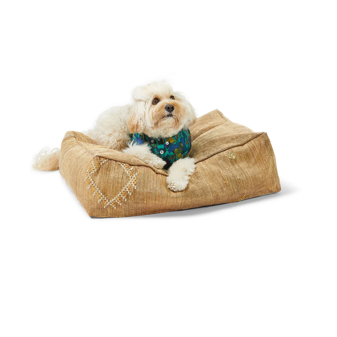 Cactus Silk Dog Bed, Bronze Small - Image 3