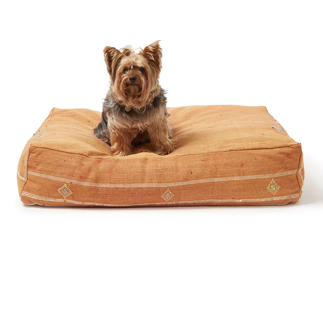 Cactus Silk Dog Bed, Rust Medium - Image 3