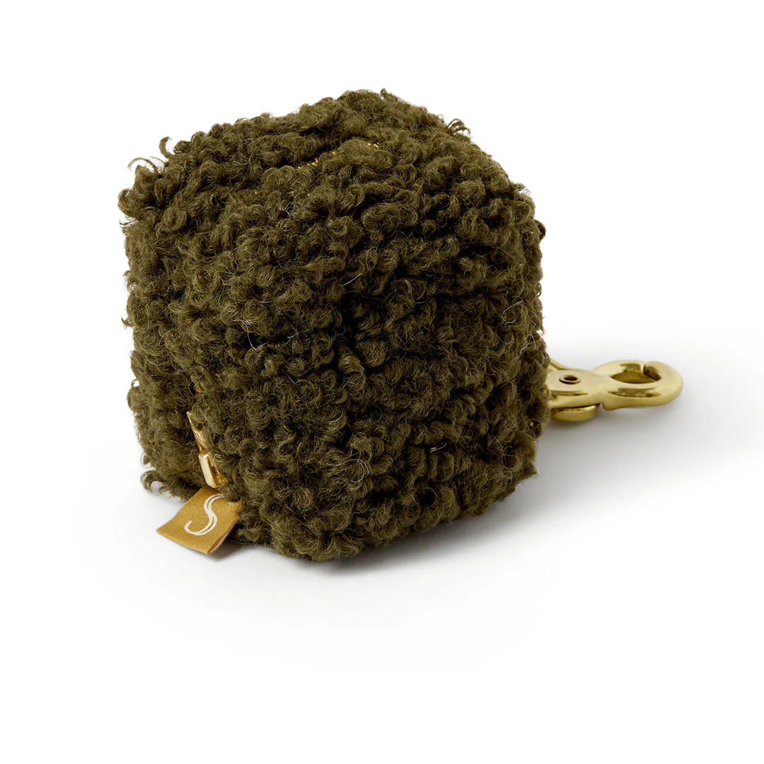 Curly Poop Bag - Olive - Image 3