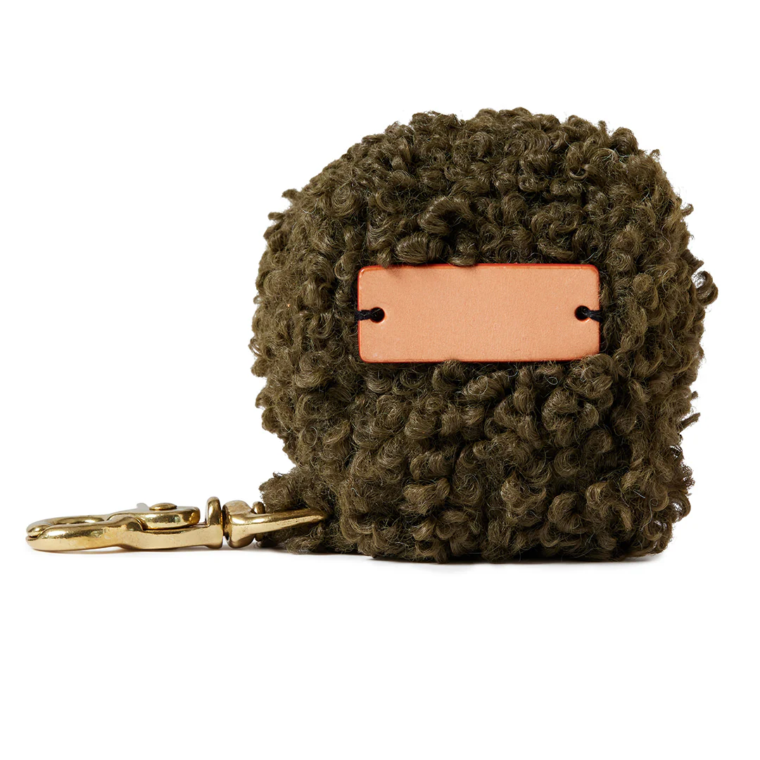 Curly Poop Bag - Olive - Image 5