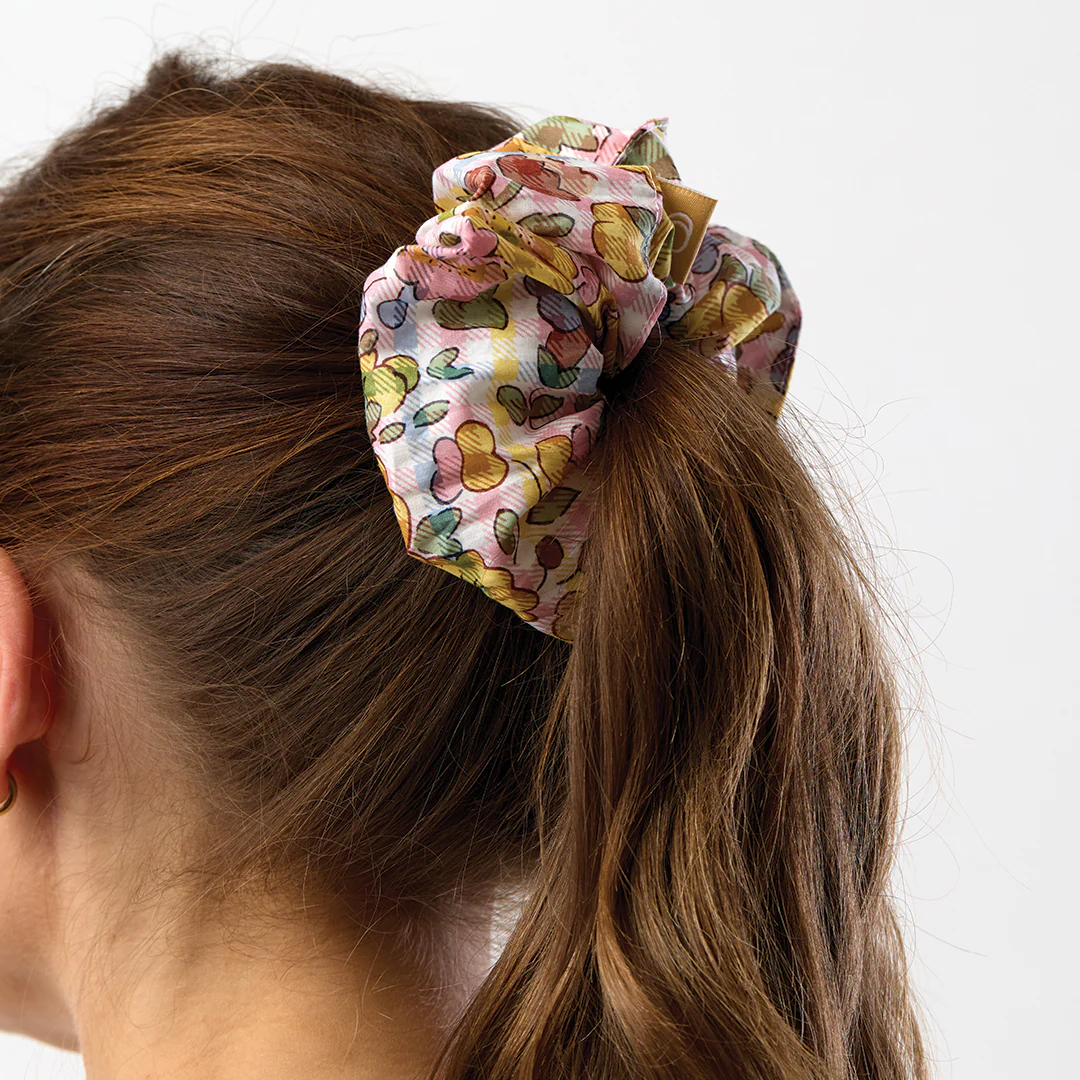Liberty Large Hair Scrunchie - Gingham - Image 2