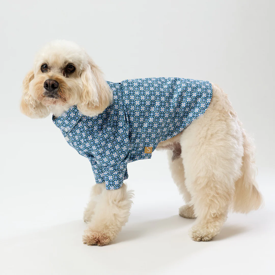 Liberty Shirt - Blue Geo - Image 6