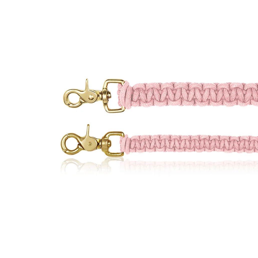 Macramé Originals Dog Lead - Soft Pink - Image 3