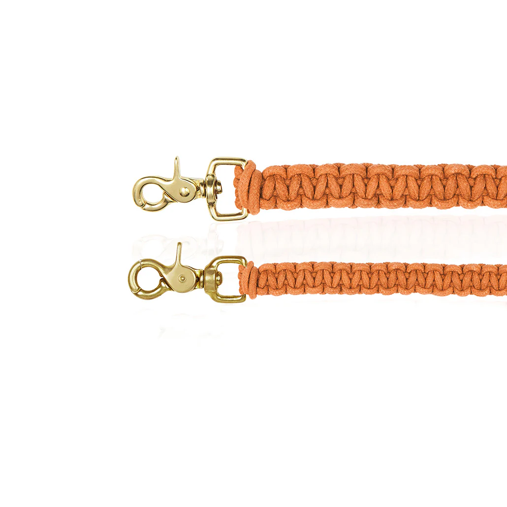 Macramé Originals Dog Lead - Orange - Image 3