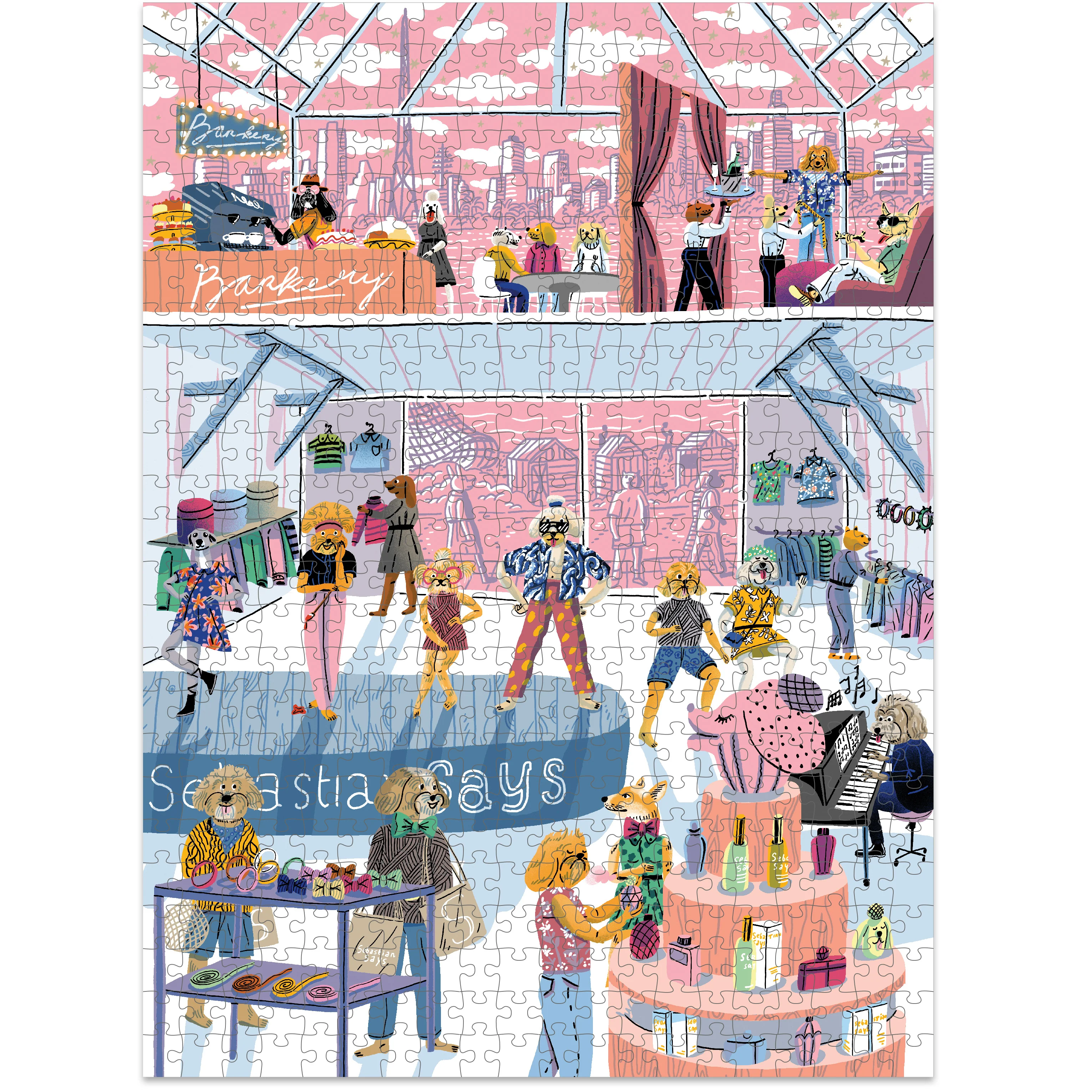 Puzzle, Shopping Doggos - Image 4