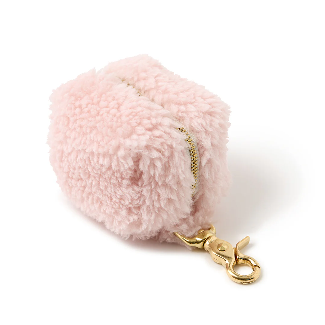 Teddy Poop Bag - Soft Pink - Image 3