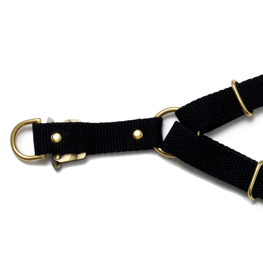 Webbing Step In Harness - Black - Image 3